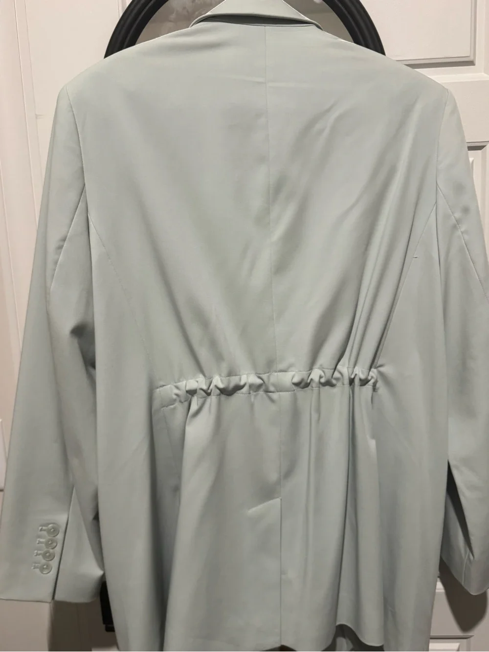 Express Mint Green Longline Blazer
